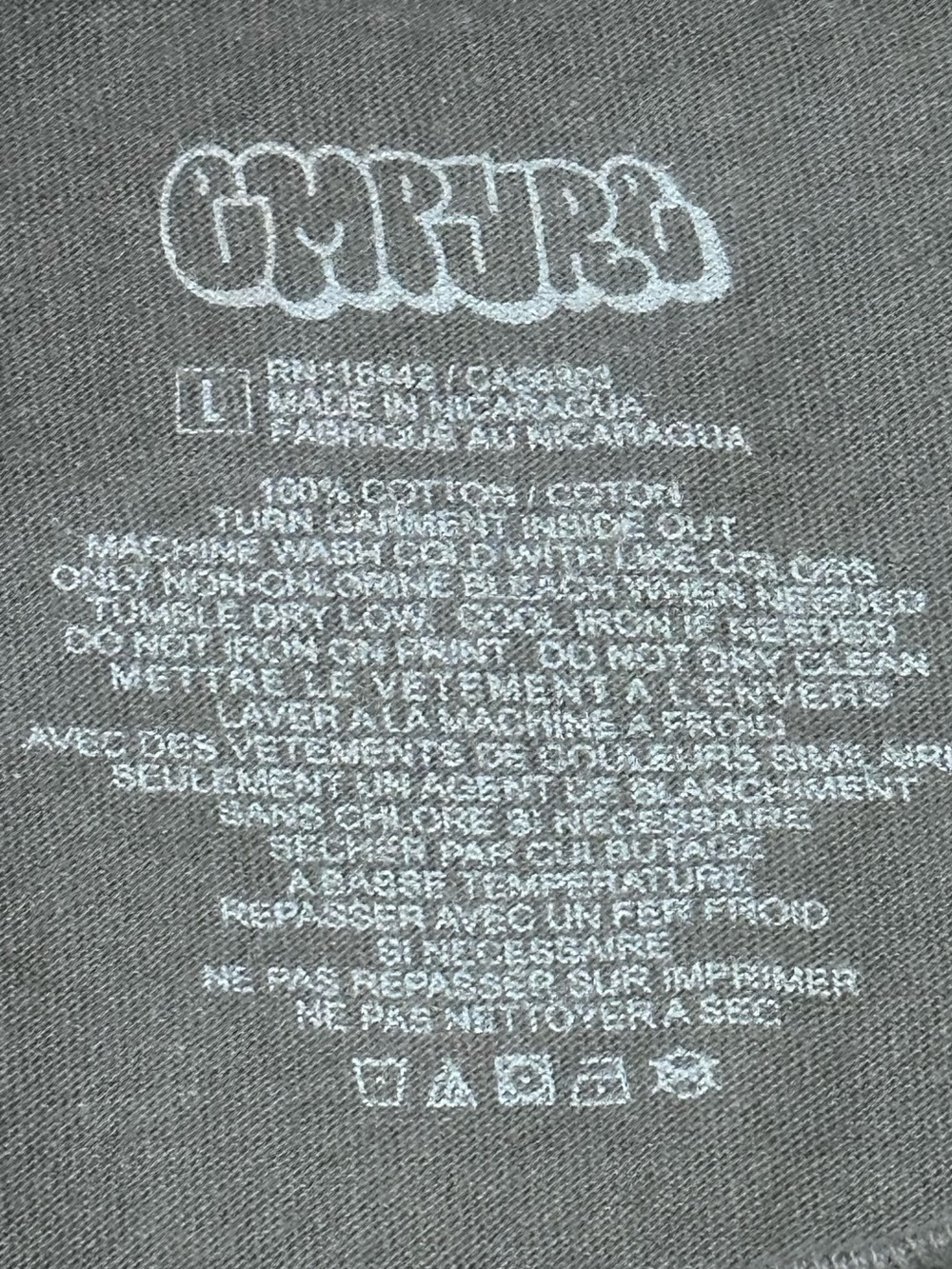 Empyre Graffiti Cat Bubble Letter Graphic Shirt - Picture 8 of 8